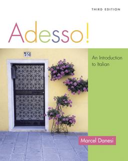 Adesso An Introduction to Italian 3rd 9781413003512 Front Cover
