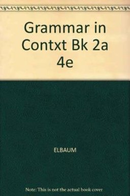 Grammar in Context Grammar in Context