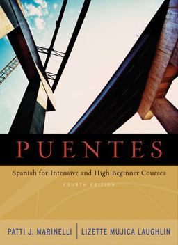 Puentes Spanish for Intensive and High-Beginner Courses 4th 9781413011944 Front Cover