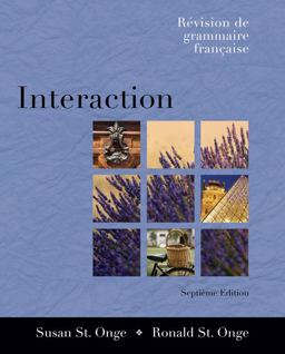 Interaction Revision de Grammaire Franï¿½aise (with Audio CD) 7th 9781413016475 Front Cover
