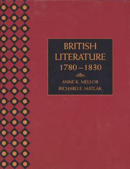 British Literature 1780 to 1830, Paperback Version  9781413022537 Front Cover