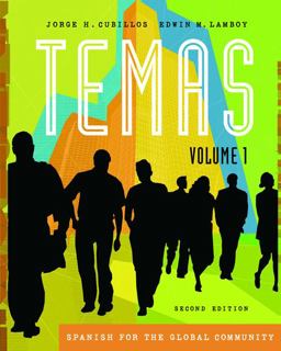 Temas Spanish for the Global Community 2nd 9781413028959 Front Cover