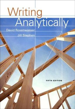 Writing Analytically 5th 9781413033106 Front Cover