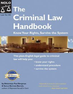 Criminal Law Handbook Know Your Rights, Survive the System 7th 9781413303568 Front Cover