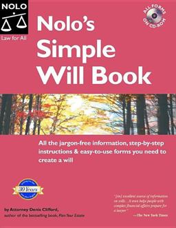 Nolo's Simple Will Book