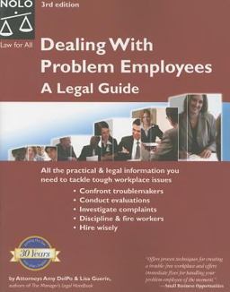 Dealing with Problem Employees A Legal Guide 3rd 9781413303704 Front Cover