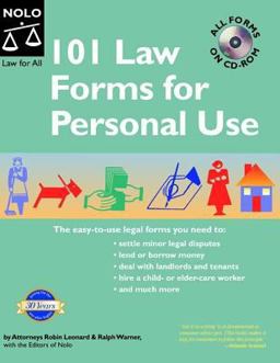 101 Law Forms for Personal Use