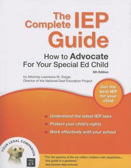 Complete IEP Guide How to Advocate for Your Special Ed Child 5th 9781413305104 Front Cover