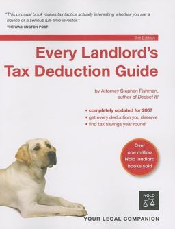 Every Landlord's Tax Deduction Guide 3rd 9781413305302 Front Cover