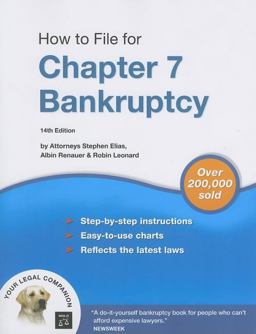 How to File for Chapter 7 Bankruptcy 14th 9781413306279 Front Cover