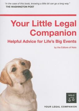 Your Little Legal Companion Helpful Advice for Life's Big Events 2008 9781413306729 Front Cover