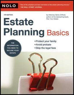 Estate Planning Basics 4th 9781413307023 Front Cover