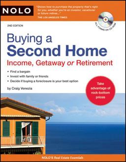 Buying a Second Home Income, Getaway or Retirement 2nd 9781413309256 Front Cover