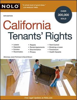 California Tenants' Rights 18th 9781413309362 Front Cover