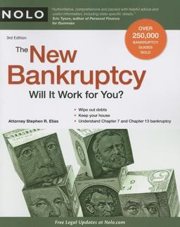 New Bankruptcy Will It Work for You? 3rd 9781413310252 Front Cover