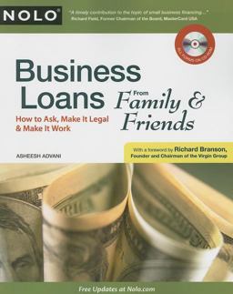 Business Loans from Family and Friends How to Ask, Make It Legal and Make It Work  9781413310788 Front Cover