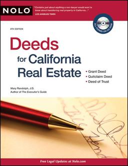 Deeds for California Real Estate 8th 9781413310924 Front Cover