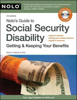 Nolo's Guide to Social Security Disability Getting and Keeping Your Benefits 5th 9781413311044 Front Cover