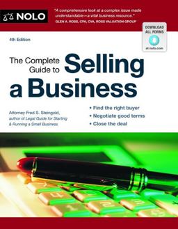 Complete Guide to Selling a Business 4th 9781413312669 Front Cover