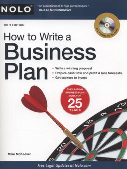 How to Write a Business Plan 10th 9781413312805 Front Cover