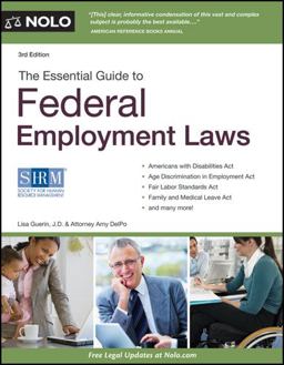 Essential Guide to Federal Employment Laws 3rd 9781413313796 Front Cover