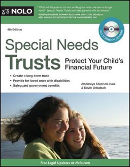 Special Needs Trusts Protect Your Child's Financial Future 4th 9781413313840 Front Cover