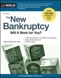New Bankruptcy Will It Work for You? 4th 9781413313918 Front Cover