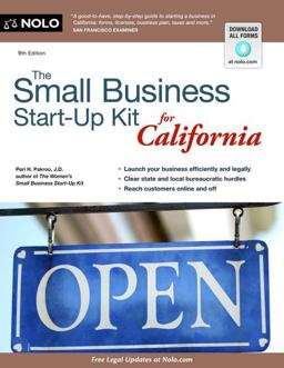 Small Business Start-Up Kit for California 9th 9781413316827 Front Cover