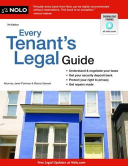 Every Tenant's Legal Guide 7th 9781413317152 Front Cover