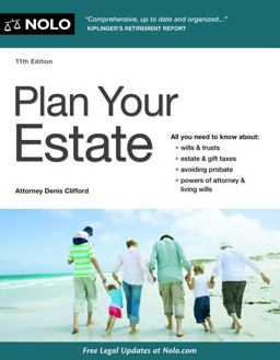 Plan Your Estate 11th 9781413317206 Front Cover