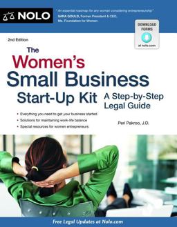 Women's Small Business Start-Up Kit A Step-by-Step Legal Guide 2nd 9781413317220 Front Cover