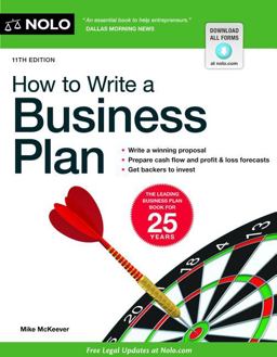 How to Write a Business Plan 11th 9781413317497 Front Cover