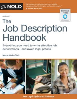 Job Description Handbook 3rd 9781413318555 Front Cover