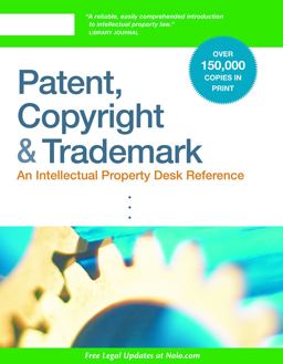 Patent, Copyright and Trademark Patent, Copyright and Trademark