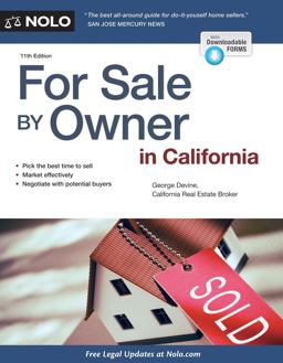 For Sale by Owner in California 11th 9781413319873 Front Cover