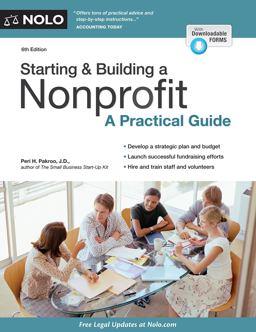 Starting and Building a Nonprofit A Practical Guide 6th 9781413320886 Front Cover