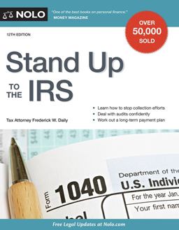 Stand up to the IRS 12th 9781413321067 Front Cover