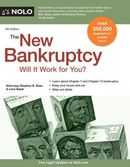 New Bankruptcy Will It Work for You? 6th 9781413321487 Front Cover