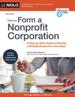 How to Form a Nonprofit Corporation (National Edition) 12th 9781413321609 Front Cover