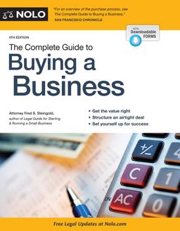 Complete Guide to Buying a Business 4th 9781413321746 Front Cover