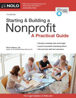 Starting and Building a Nonprofit A Practical Guide 7th 9781413323573 Front Cover