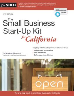 Small Business Start-Up Kit for California 12th 9781413324761 Front Cover