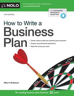 How to Write a Business Plan 14th 9781413325454 Front Cover