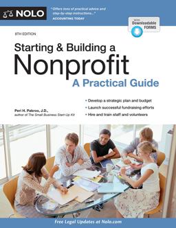 Starting and Building a Nonprofit A Practical Guide 8th 9781413325997 Front Cover
