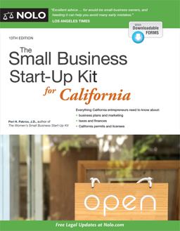 Small Business Start-Up Kit for California 13th 9781413327250 Front Cover