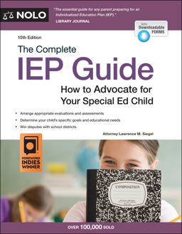 Complete IEP Guide How to Advocate for Your Special Ed Child 10th 9781413327427 Front Cover