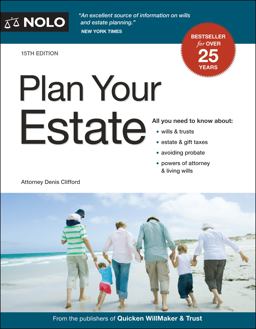 Plan Your Estate 15th 9781413327786 Front Cover