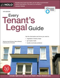 Every Tenant's Legal Guide:  9781413328561 Front Cover