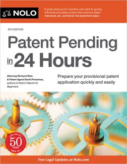Patent Pending in 24 Hours 9th 9781413329186 Front Cover
