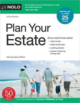 Plan Your Estate 16th 9781413329810 Front Cover